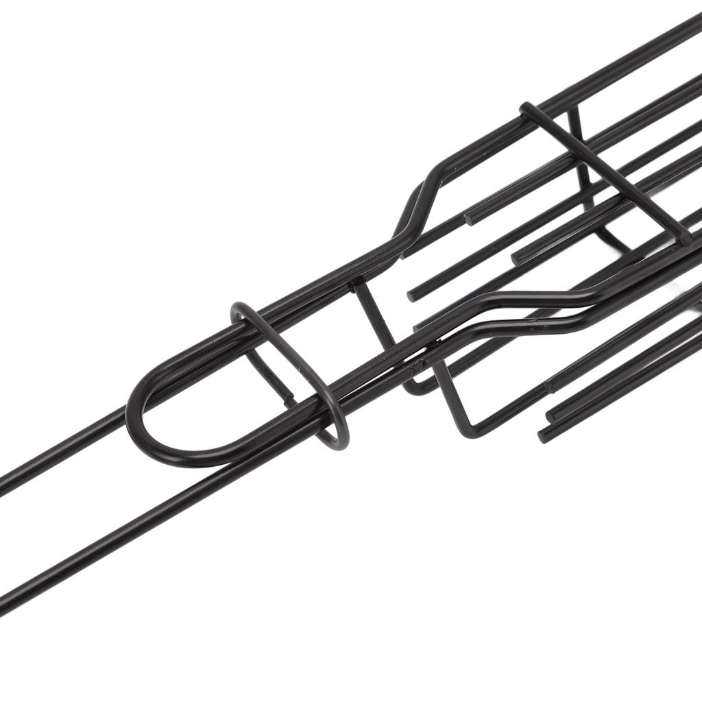 Корзины для гриля-шашлыка с запирающейся решеткой для шашлыка из железа с деревянной ручкой для жарки овощей, хот-догов, мяса