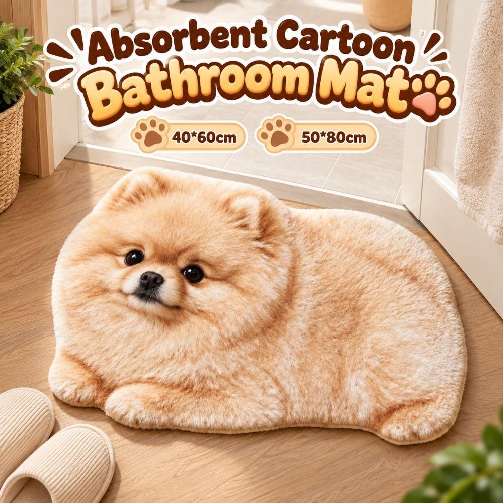 Water-absorbing Bathroom Carpet Diatomaceous Earth Bedroom Door Rug Home Decor