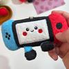 Игровые консоли Плюшевая игрушка Брелок Мультяшная Мягкая Набивная Кукла Подвеска Кольцо для ключей автомобиля Декор для сумки/рюкзака Детский подарок