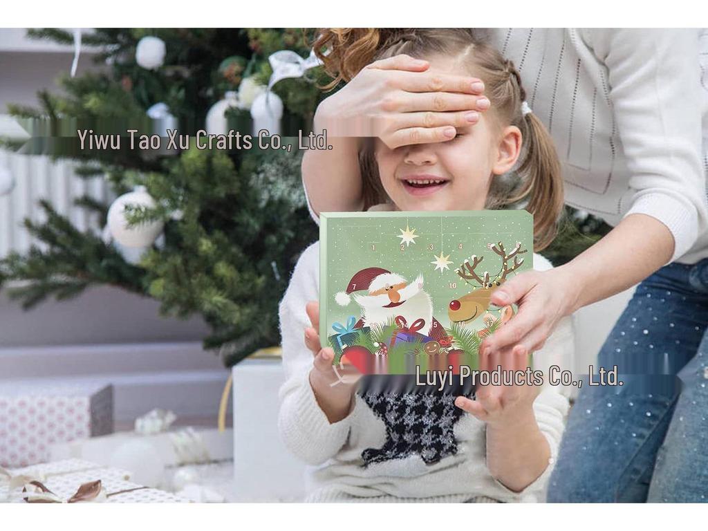 Набор для творчества «Адвент-календарь с креативными украшениями своими руками» - 24 коробки-сюрприза для обратного отсчета до Рождества