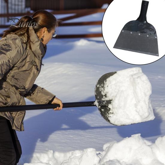 Скребок для льда с плоской лопатой, высокопрочный, нержавеющий, устойчивый к коррозии, широко используемый высокоэффективный скребок для очистки сада, инструмент для прополки