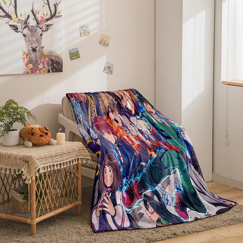 Моя Геройская Серия Фланелевый Плед 3D Печать Плед для Дивана Утолщенный Плед