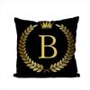 26 Letters Pillow Case For Car Sofa Decorative Home Double-Sided Print Plush Square Throw Pillow Cushion Cover