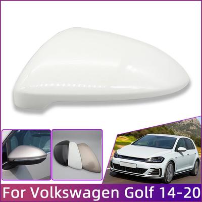 Автоаксессуары Крышка зеркала для Volkswagen VW Golf 2014 2015 2016 2017 2018 2019 2020 MK7 7.5 Корпус зеркала заднего вида Крышка