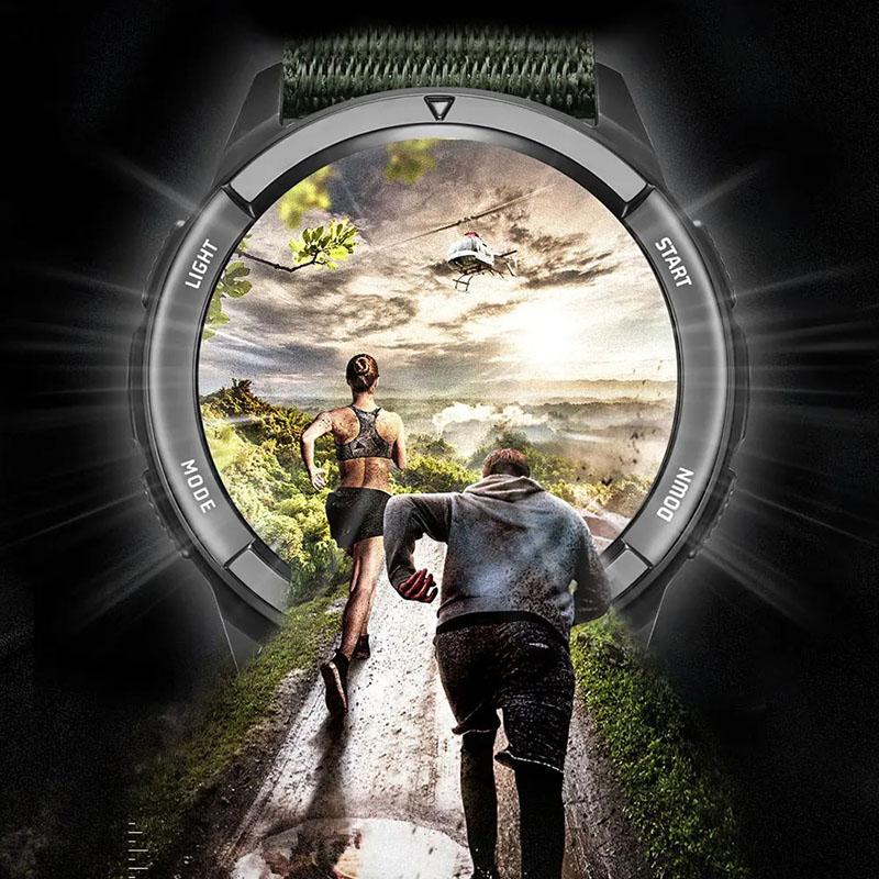 NORTH EDGE ALPS Мужские цифровые часы из углеродного волокна Shock Militray Спортивные супер легкие уличные компасы Водонепроницаемые наручные часы 50 м