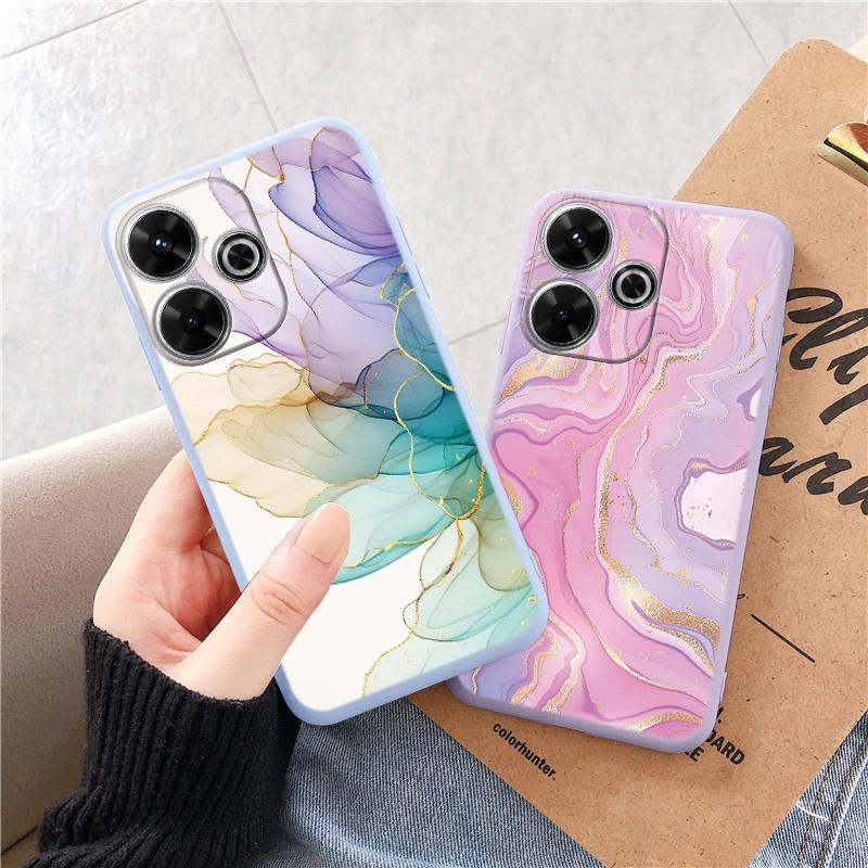 Мраморный мягкий силиконовый чехол для Samsung A55 M35 S24 Redmi Note 13 Pro 13C 14 Xiaomi Poco C65 iPhone 15 Huawei Honor 200 Realme 9 Camera Противоударный чехол