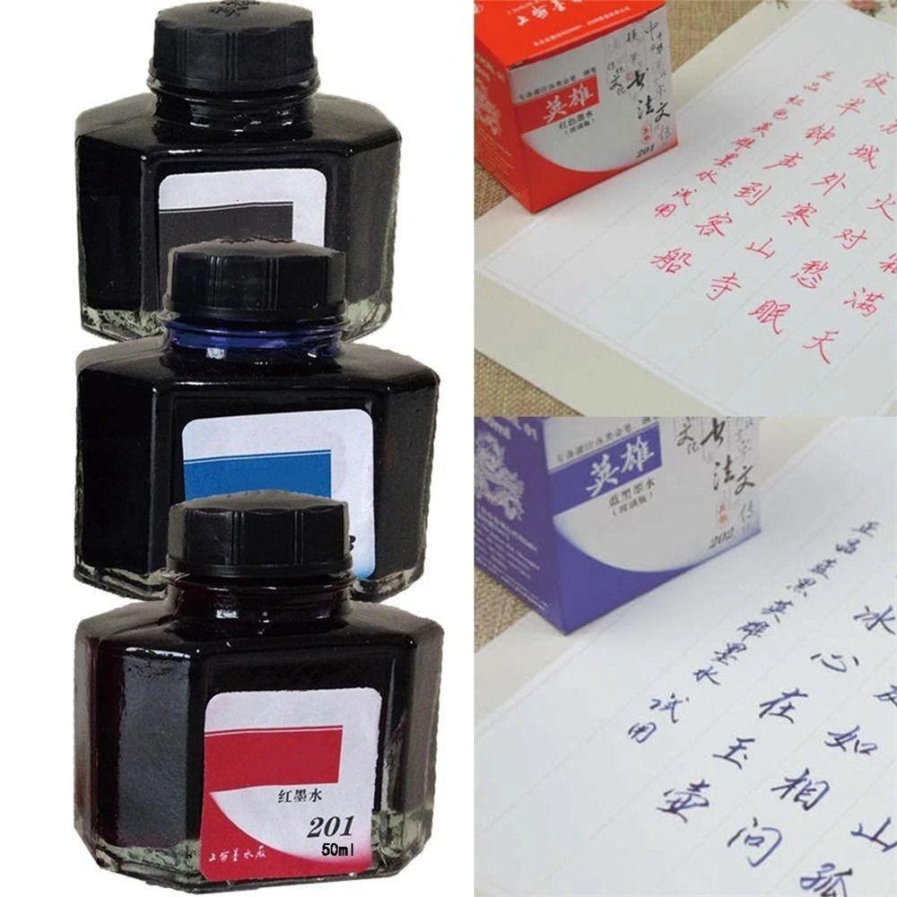 Black Student Bottled Glass Smooth Writing Fountain Ink Stationery Ink Fountain Pen Ink Pen Ink