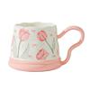 Souvenir Gifts Pastoral Style Single Cup Sunflower Ceramic Cup Household Set Mug Tulip Cup