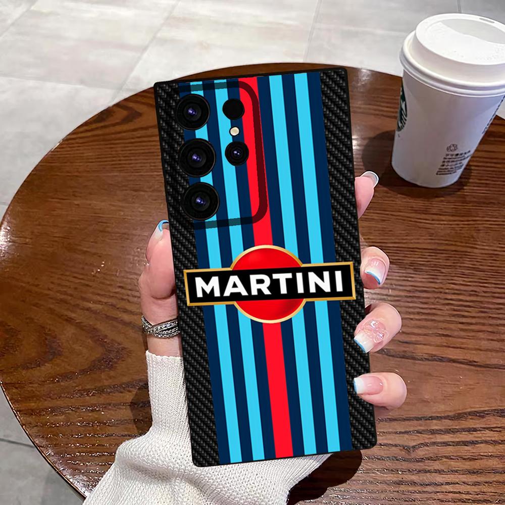 Racing M-Martini-ES Phone Case For Samsung S25 Edge S24 S23 S22 S21 S20 Ultra Plus Fe Galaxy A54 A53 A34 A25 A16 Silicon Cover