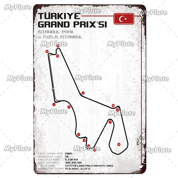 Винтажный гоночный трек, металлический плакат, жестяная табличка для соревнований, железная пластина, бар, клуб, человек, пещера, домашний декор, плакат для фанатов, на заказ