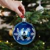 44 шт. Рождественские шары украшения Пластиковые елочные игрушки Рождественские декоративные подвесные украшения для украшения елки