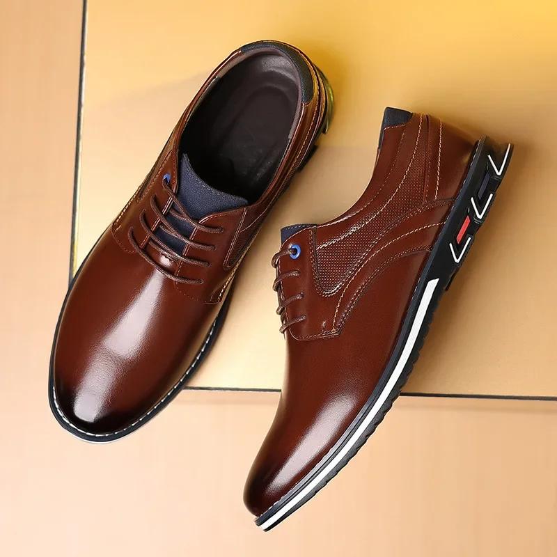 Autumn Men Business Shoes Men Fashion Casual Shoes Man Office Breathable Loafers Comfortable Dress Shoes Zapatillas De Hombre