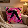 AAphex TTwin Album Cover Cushion Cover Soft Plush Cushion Cover Double Print And Invisible Zipper For Sofa Home Car Use