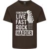 Live Fast Rock Harder Guitar Roll Music Unisexs Light Cotton TShirt