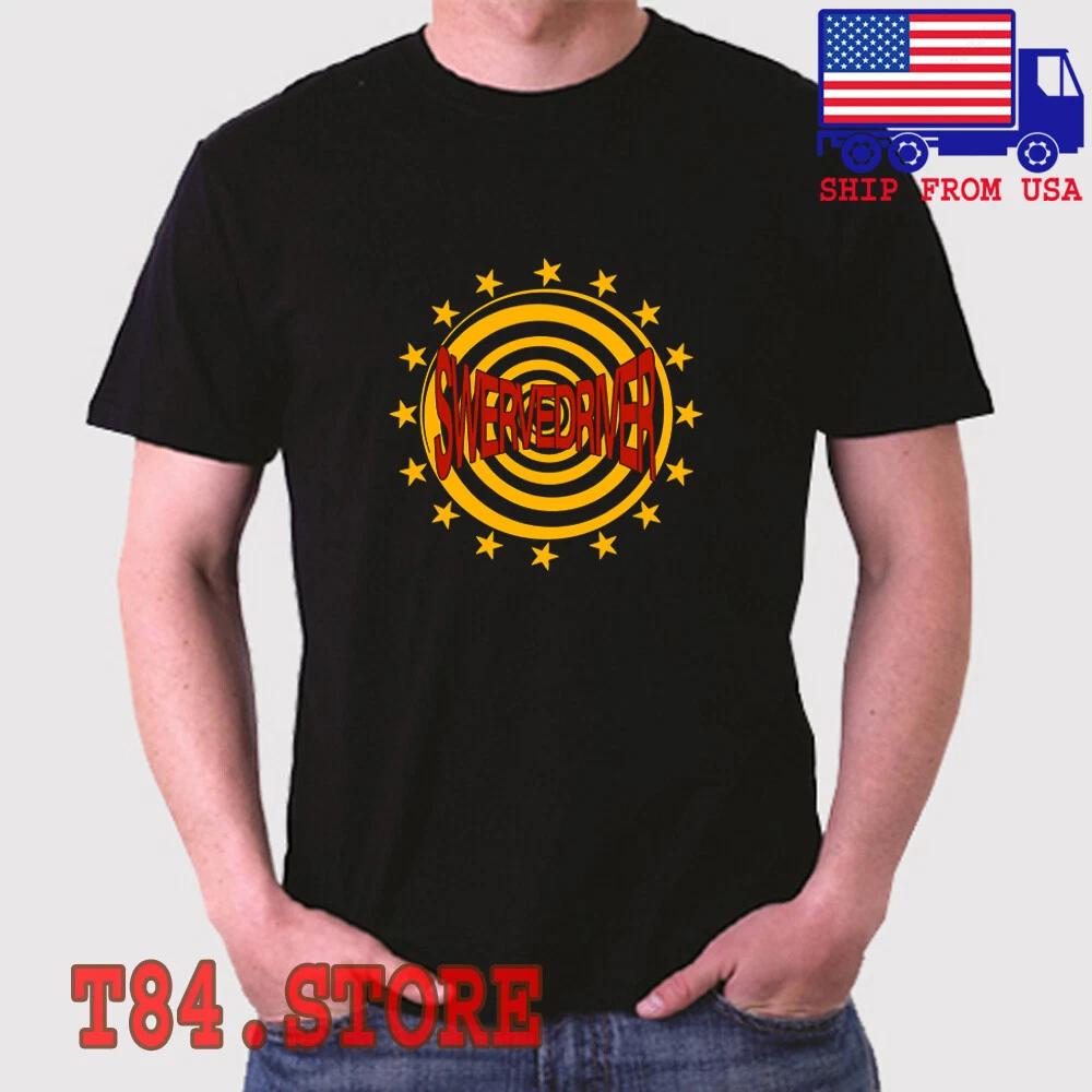 Swervedriver Men's Black Size S to 5XL