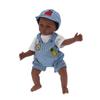 60cm Black Skin Infant Doll Toy Cute Lifelike Reborn Baby Boy Doll Children Gift