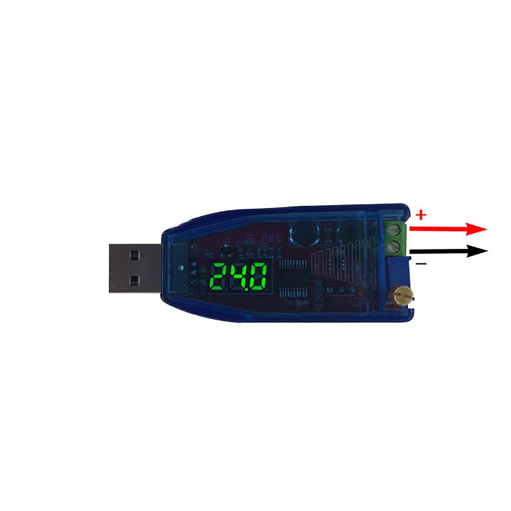 DCDC 5 В в 1 В-24 В USB повышающий понижающий преобразователь напряжения Модуль светодиодного дисплея для различных электронных устройств