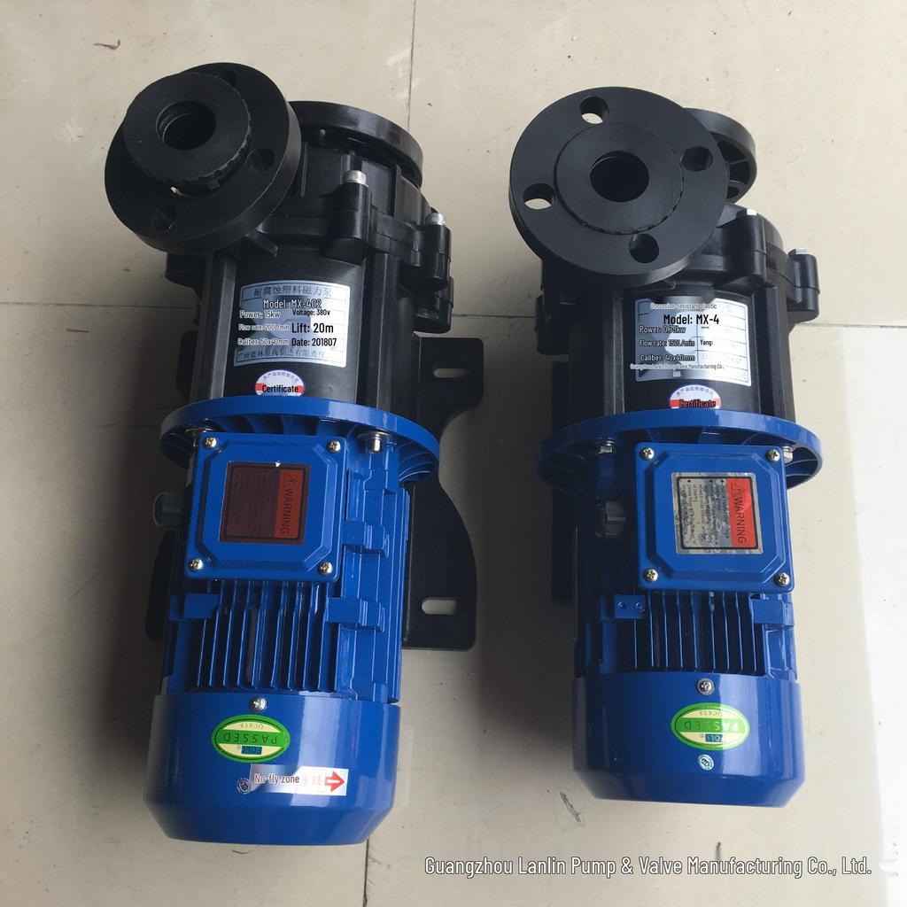 Corrosion-Resistant MX Magnetic Drive Pumps (MX-401/402/403) for Chemical Liquid Transfer