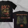 SLAYER Band Season In The Abyss 1991 Tour North America Campaign T-Shirt Summer New Men's and Women's Retro Fashion Top