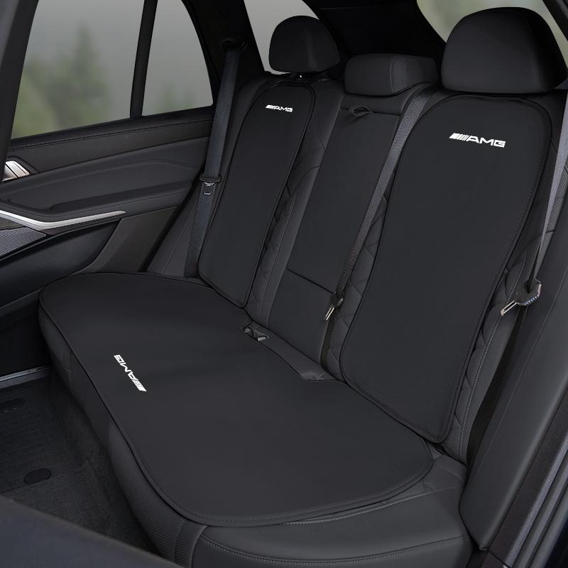Breathable Ice Silk Car Seat Cushion Cover Soft Pad Tire Valve Cap For Mercedes Benz AMG GLE GLS CLA CLE GLC CLS GLA W223 W213