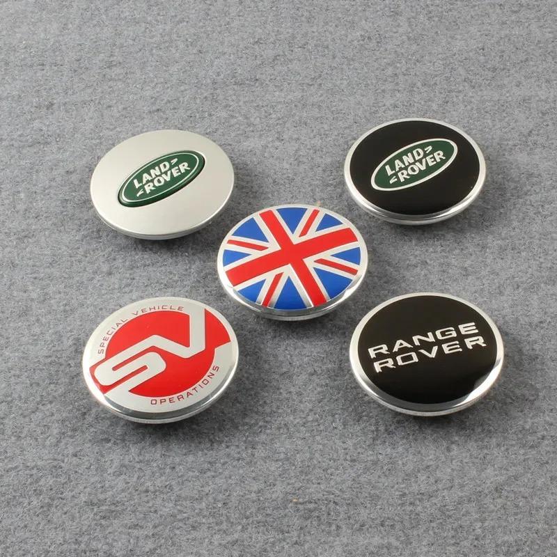 62mm 4pcs Wheel Center Hub Caps Cover Emblem logo For Land Rover RANGE ROVER LR2 LR4 LR3 RANGE Sport Decorative Accessories SA5