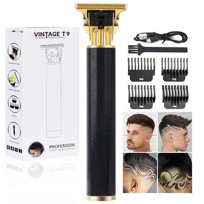 T9 Usb электрическая машинка для стрижки волос для мужчин машинка для стрижки волос аккумуляторная мужская бритва триммер технический триммер для бороды