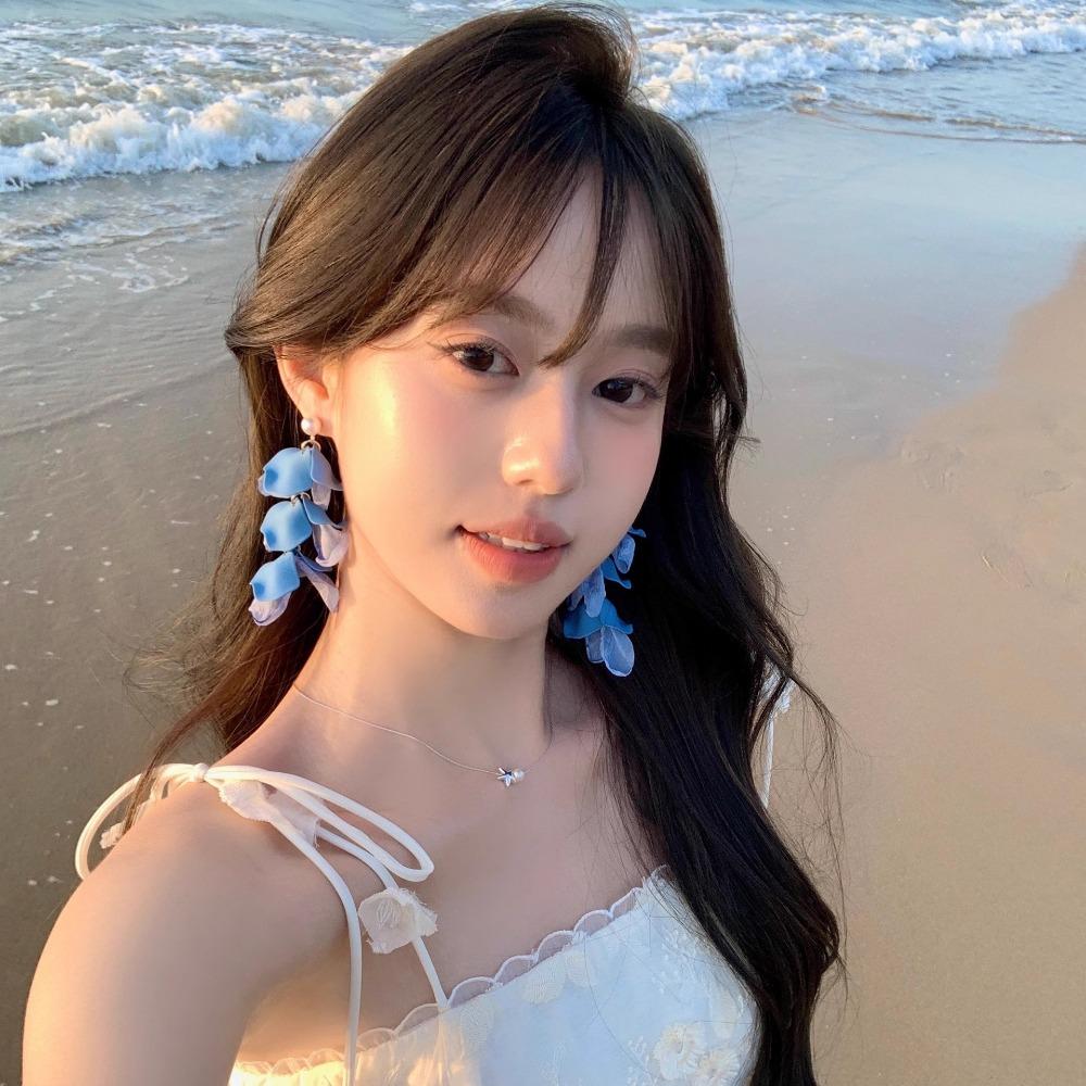 Retro Drop Earrings Elegant Ear Jewelry Wedding Accessories Long Tassel Earrings  Gift