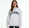 2026 PARKE Unisex Cotton Embroidered Hoodie - Versatile Slim-Fit Long Sleeve