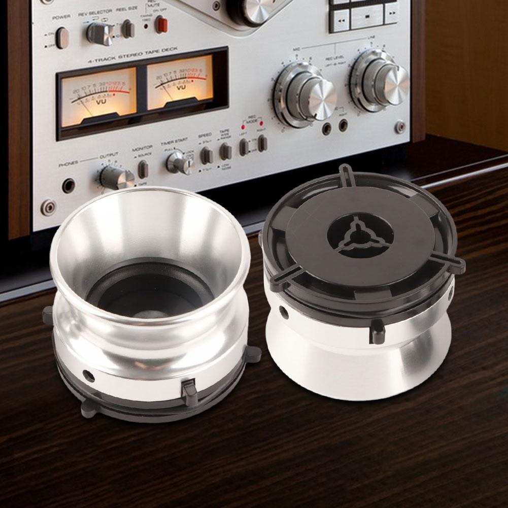 1 пара Полированный Алюминиевый Сплав 10-дюймовый Адаптер Ступицы Катушки Открывателя для Магнитной Ленты Катушка-Катушка Адаптеры Ступицы Катушки для Studer ReVox Akai Teac