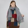 Personalized Texture Tassel Solid Color Scarf Autumn and Winter New Imitation Cashmere Scarf Shawl Warm Scarf Cold Proof