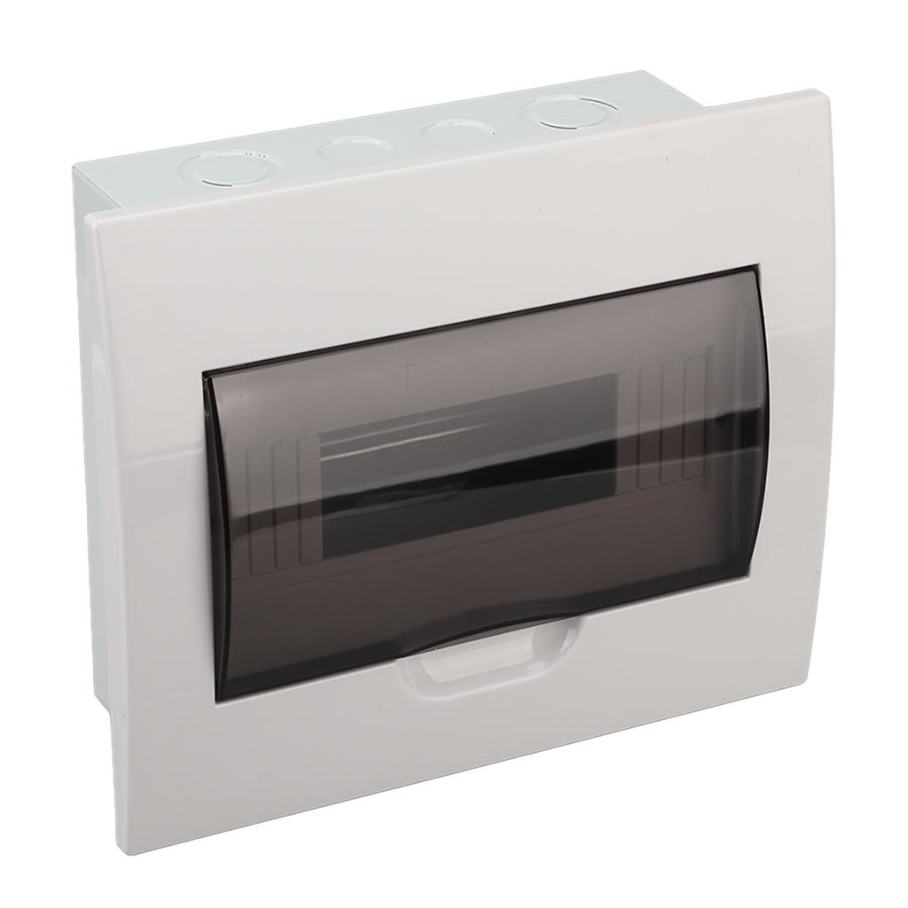 Защита распределительной коробки для внутренней установки Скрытая коробка автоматических выключателей на 10 отводов с DIN-рейкой Прозрачная крышка