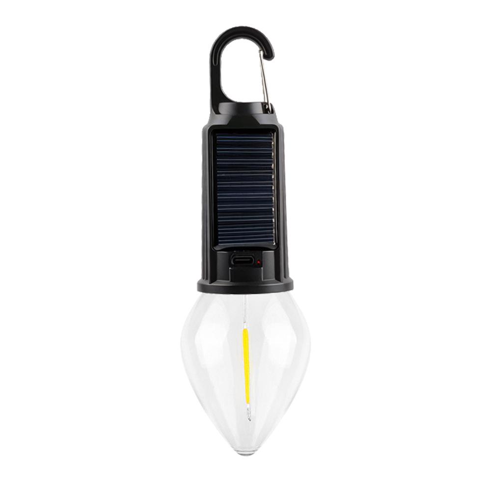 Rechargeable Solar LED Camping & Tent Light with Hanging Hook