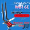 Двухдиапазонная гигабитная беспроводная сетевая карта MT7922 AX200 5G PCIe с Bluetooth 5.3
