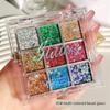 2024 New Makeup Show Eyeshadow Glitter Sequins Ultra-Shiny Crystal Eye Makeup Mermaid Sequin Decoration for Women