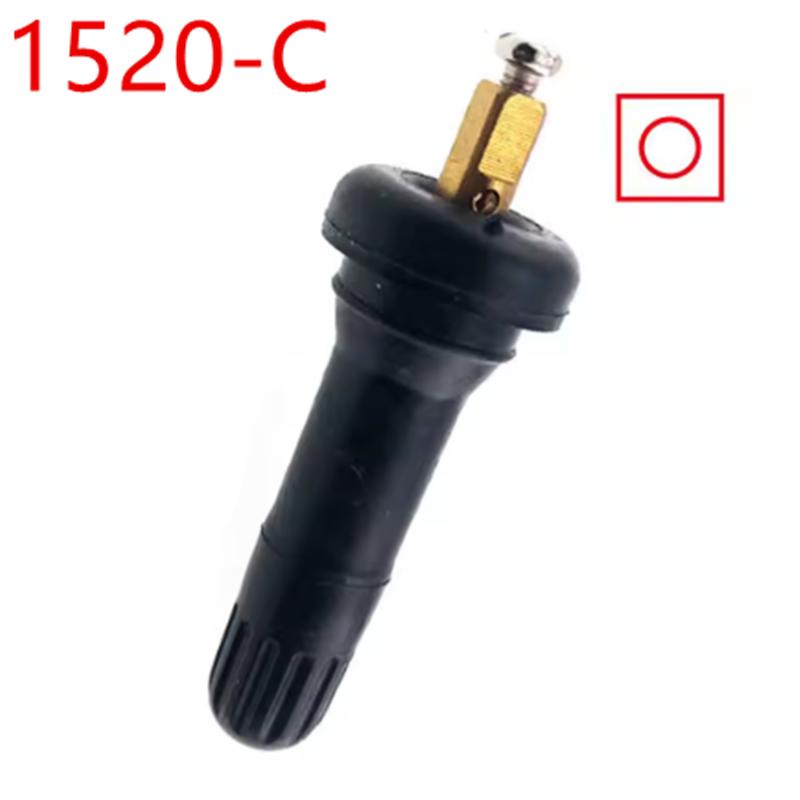 4pc TPMS Rubber Snap-in Tire Pressure Sensor Valve Stem Service Kit Replacemen for 17-20008 20008 Tire Valves for BUICK FORD Tire Chucks 1