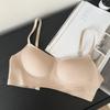 Women's Naked-Feel Comfortable Seamless Soft Support Bra Push Up Anti-Sagging Wireless Underwear for Small Bust No Empty Cup