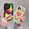 Ae93 Радужный художественный дизайн защитные чехлы для телефонов Samsung S23 S24 Ultra A55 A14 A25 A13 Infinix Hot 40 Pro Tecno Spark 20C Wave TPU задняя крышка