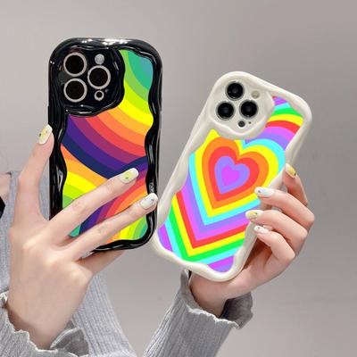 Ae93 Радужный художественный дизайн защитные чехлы для телефонов Samsung S23 S24 Ultra A55 A14 A25 A13 Infinix Hot 40 Pro Tecno Spark 20C Wave TPU задняя крышка