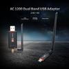 Dual Band USB Adapter 1200M 2.4G+5G USB3.0 External Wireless Network Card WiFi Receiver