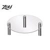 Transparent Cupcake Holder Acrylic Cake Stand, Multi-Tier Food Display Clear Holder, Collector Case Adjustable Metal Support for Dessert Table