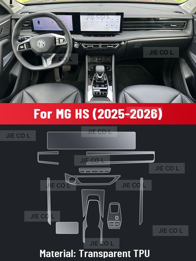 Auto Central Control Screen TPU Navigation Anti Scratch interior Protection Film GPS Navigation For MG HS 2025 2026 WW5