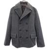 Сделано во Франции Пальто Честерфилд XS серое Двубортное Мужское Б/У
