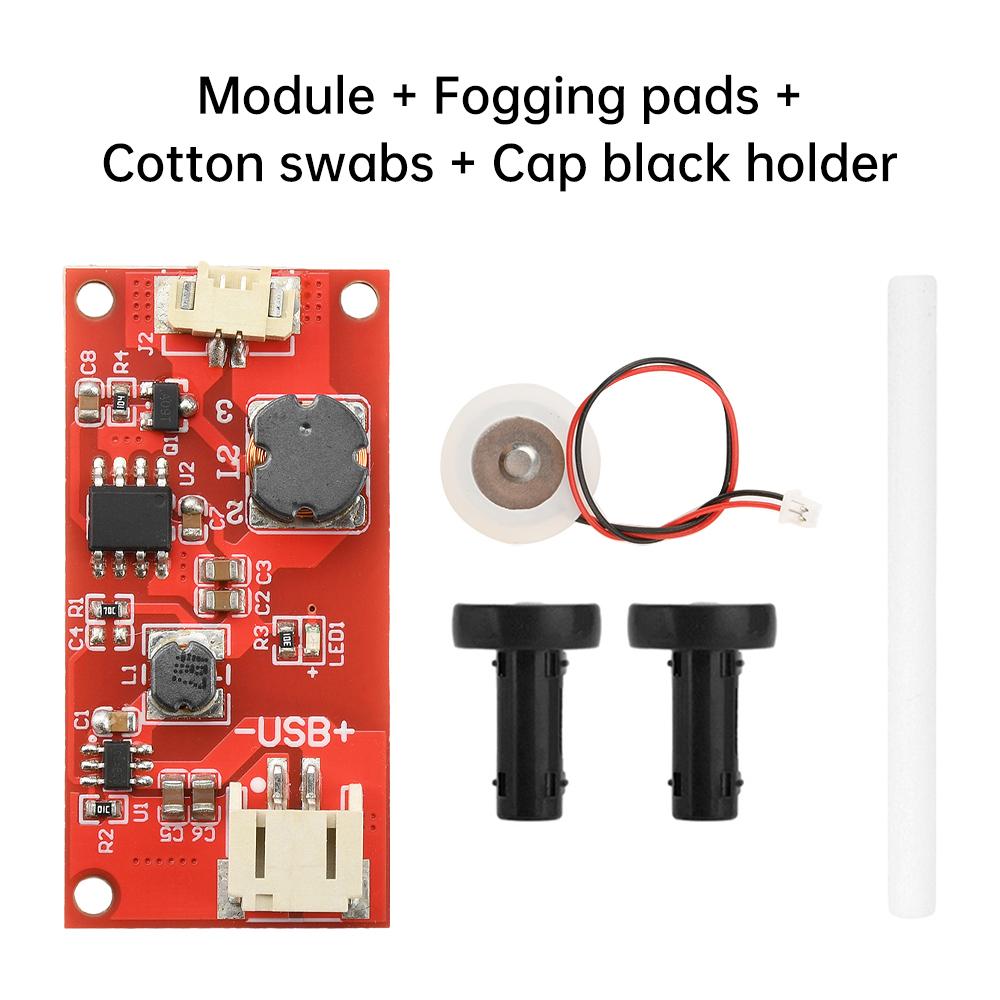 USB Mini Humidifier DIY Kit DC 6-24V Wide Voltage Single Spray Humidification Module Ultrasonic Atomization Control Driver Board