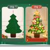 DIY Felt Christmas Tree Christmas Decoration for Home Navidad  New Year Christmas Ornaments Santa Claus Xmas Kids Gifts
