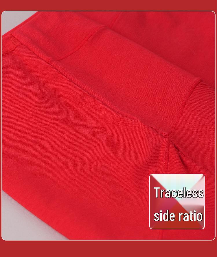 Женские Ярко-красные Хлопковые Трусы-Слипы с Высокой Талией, Удобной Посадкой, Поднимающие Бедра