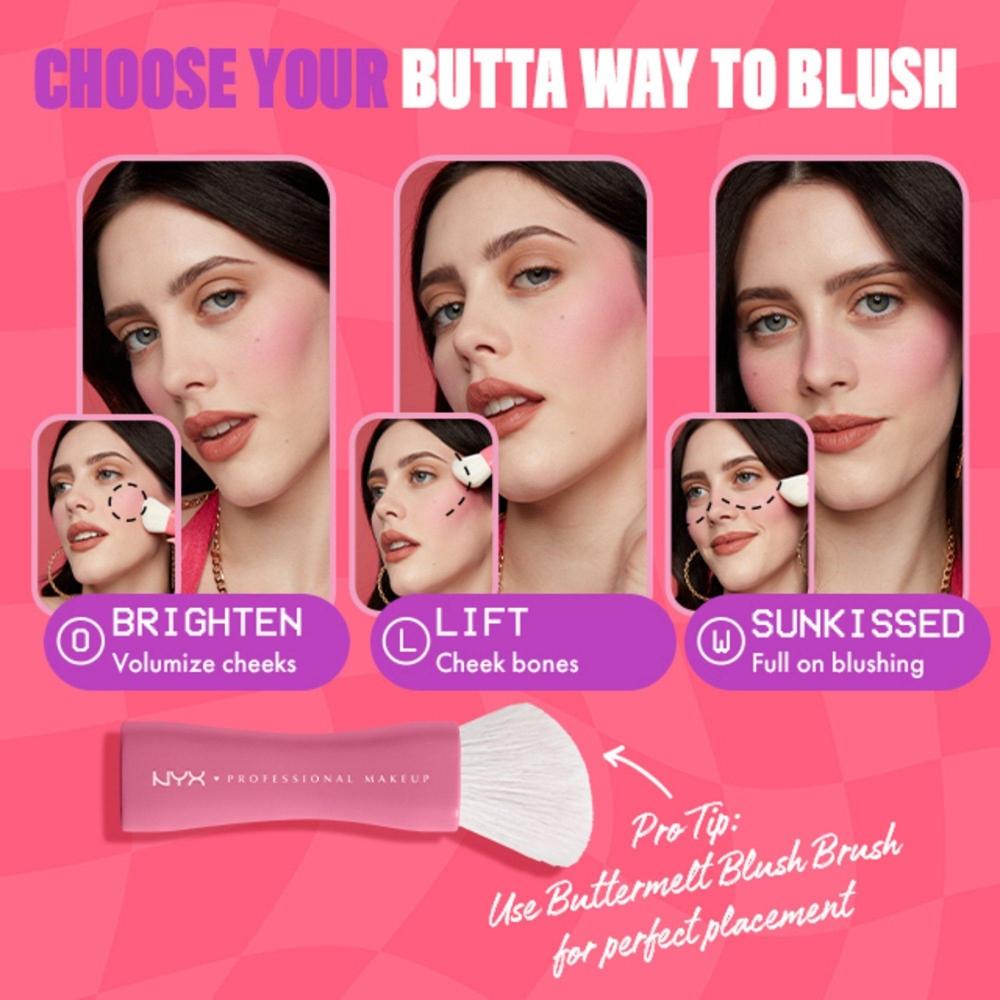 Компактная пудра-румяна Nyx Professional Makeup Buttermelt 0,17 унции