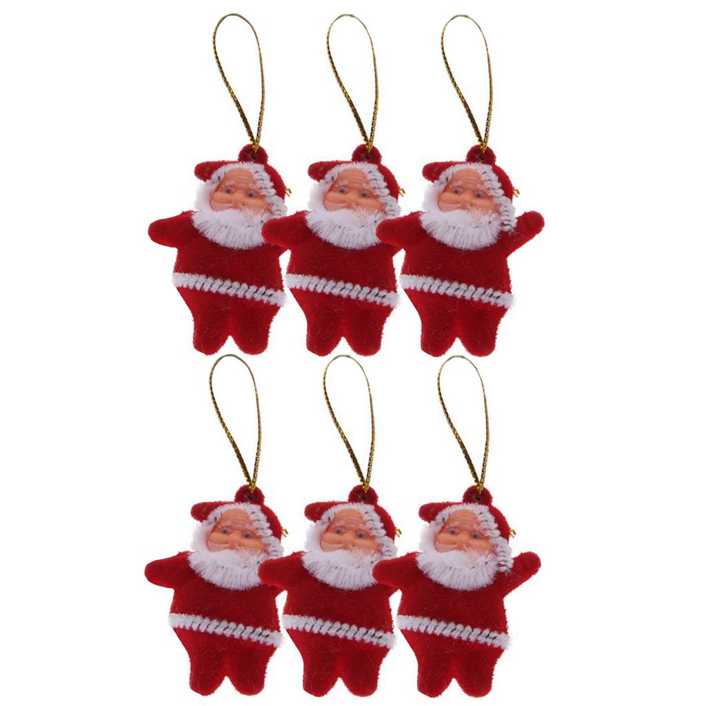 Рождественские украшения Подарок Санта-Клауса Подвесные украшения Рождественские украшения Подарки 6шт. В упаковке