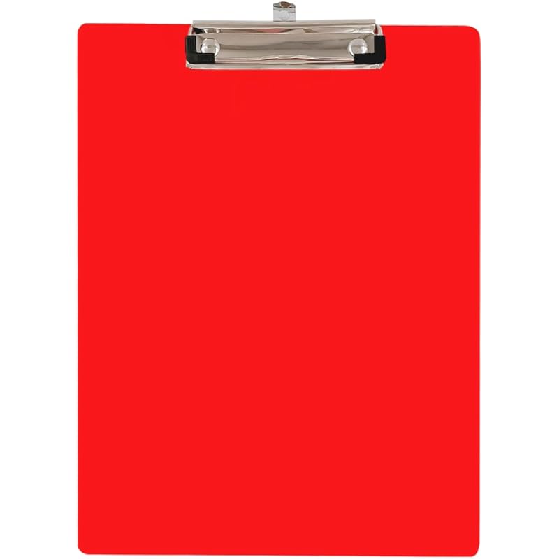 Eduway Wooden Writing/Exam Board/Clipboard with Back Side whiteboard Writing Surface Lightweight MDF |Heavy Duty Clip f
