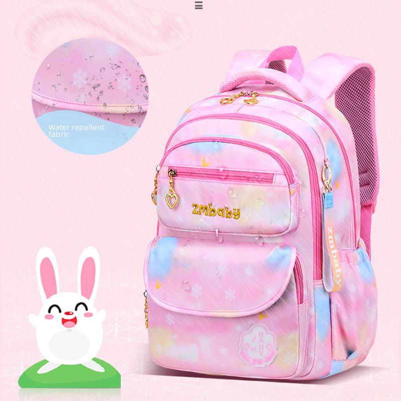 Sesame Primary School Backpack for Girls, 6-12 Years – Cute, Wear-Resistant, Large Capacity.