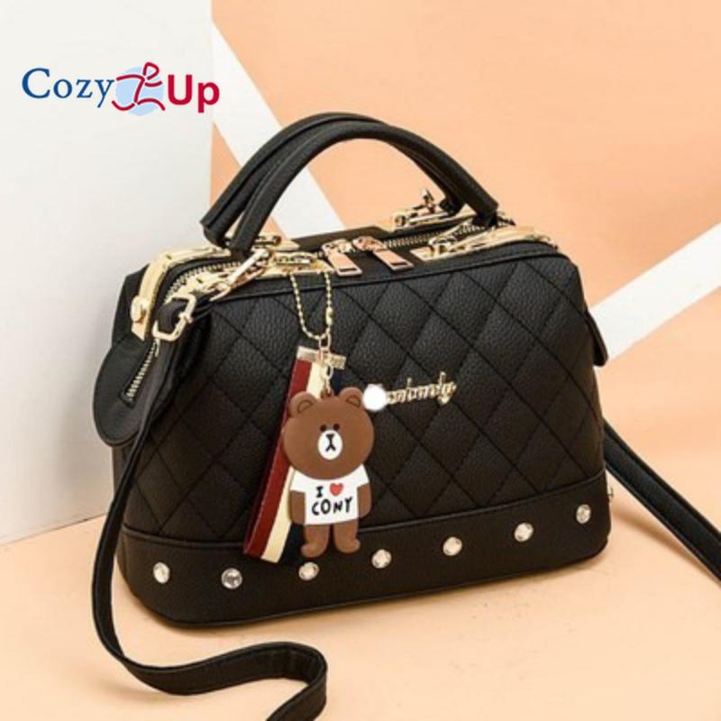 Cozy Up Crossbody Bags for Women Leather Quilted Shoulder Bag with Chain Strap Trendy Clutch Satchel Ladies Evening Bag